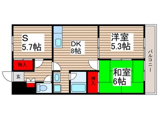 サンマルスラン津田沼の物件間取画像